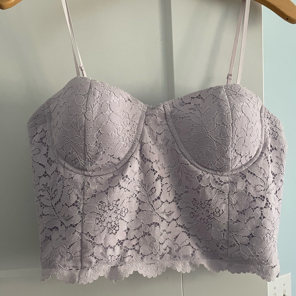 Lavender Corset Top - NWT